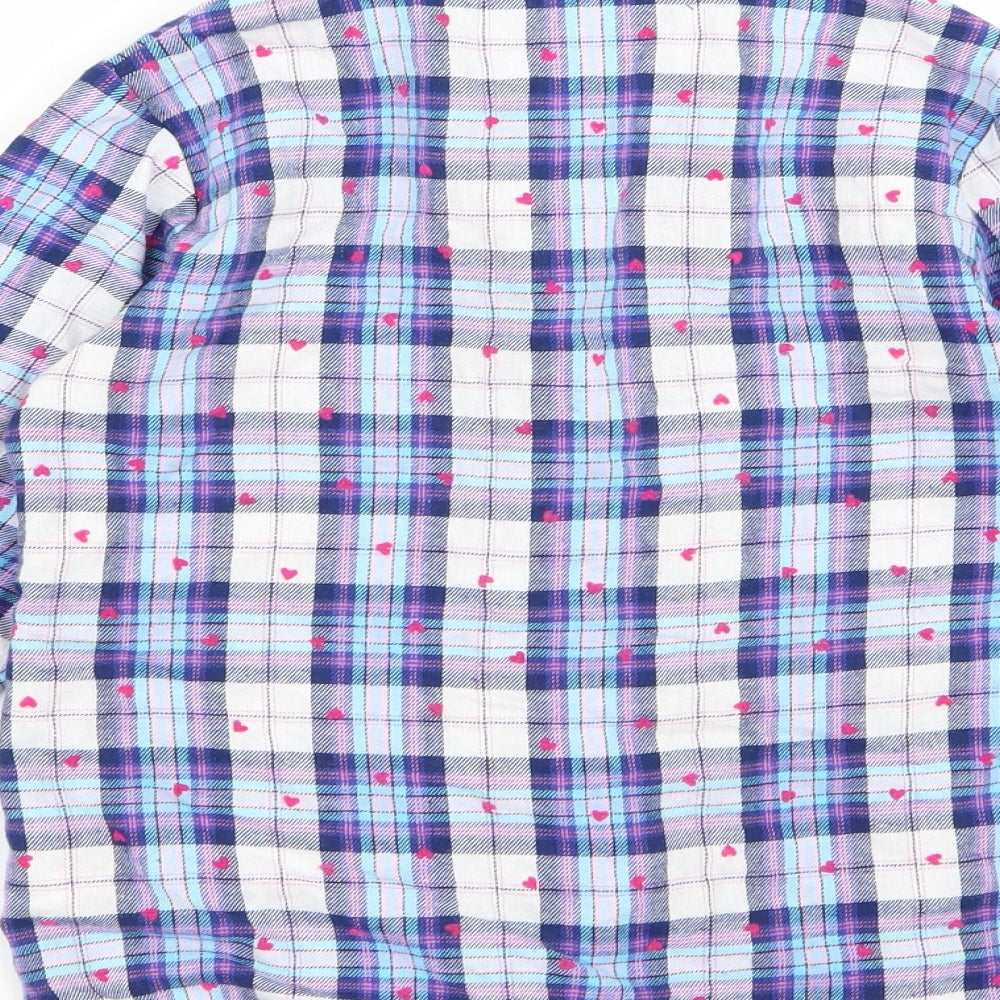 George Girls Blue   Basic Button-Up Size 8 Years