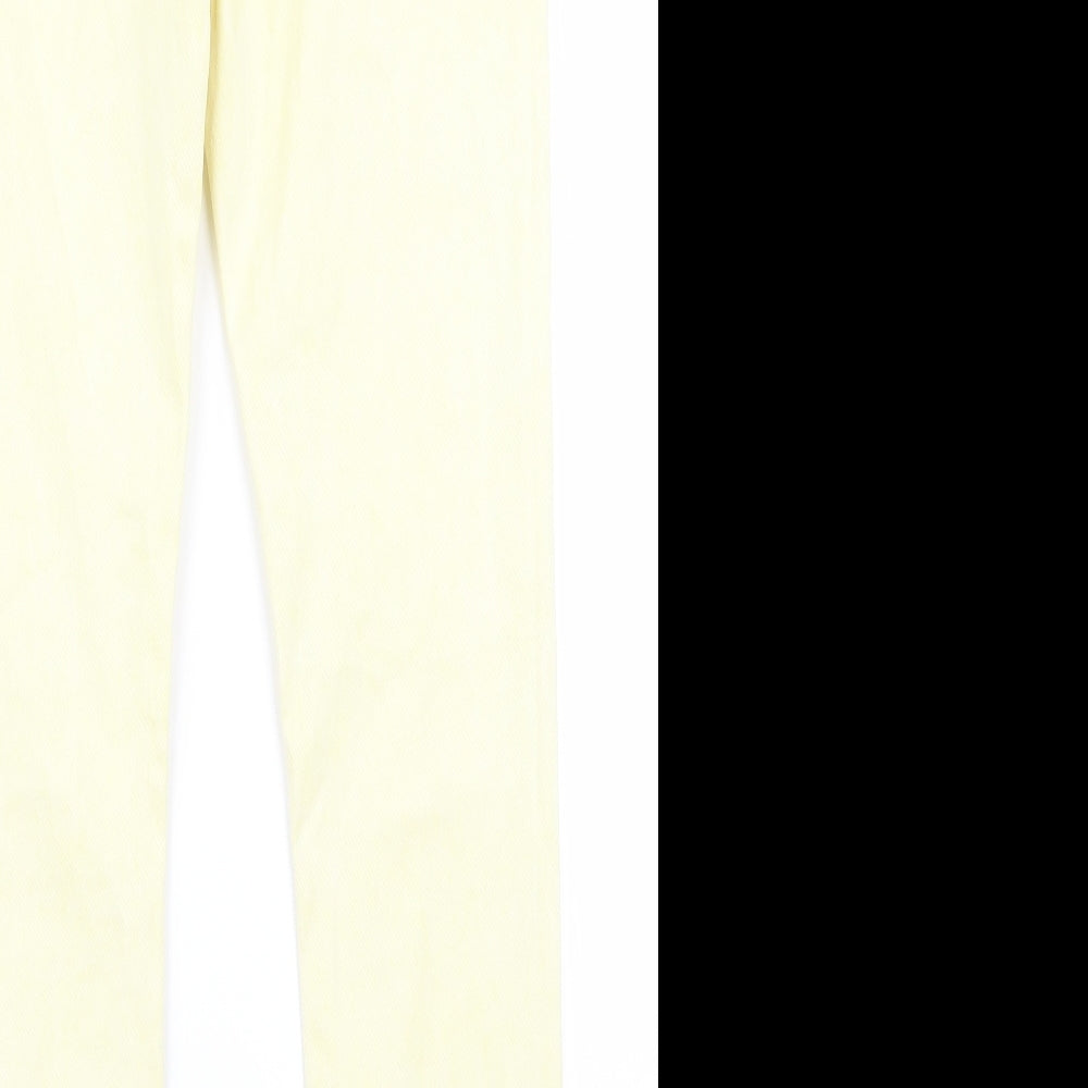 Moto Womens Yellow   Trousers  Size 30 L32 in