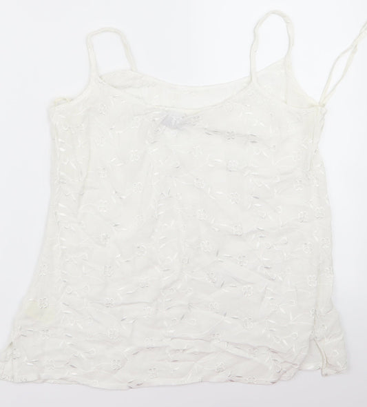 Dorothy Perkins Womens White   Basic Blouse Size 14
