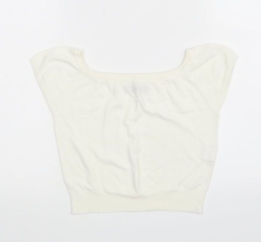 Atmoshphere Womens White   Cropped Tank Size 8