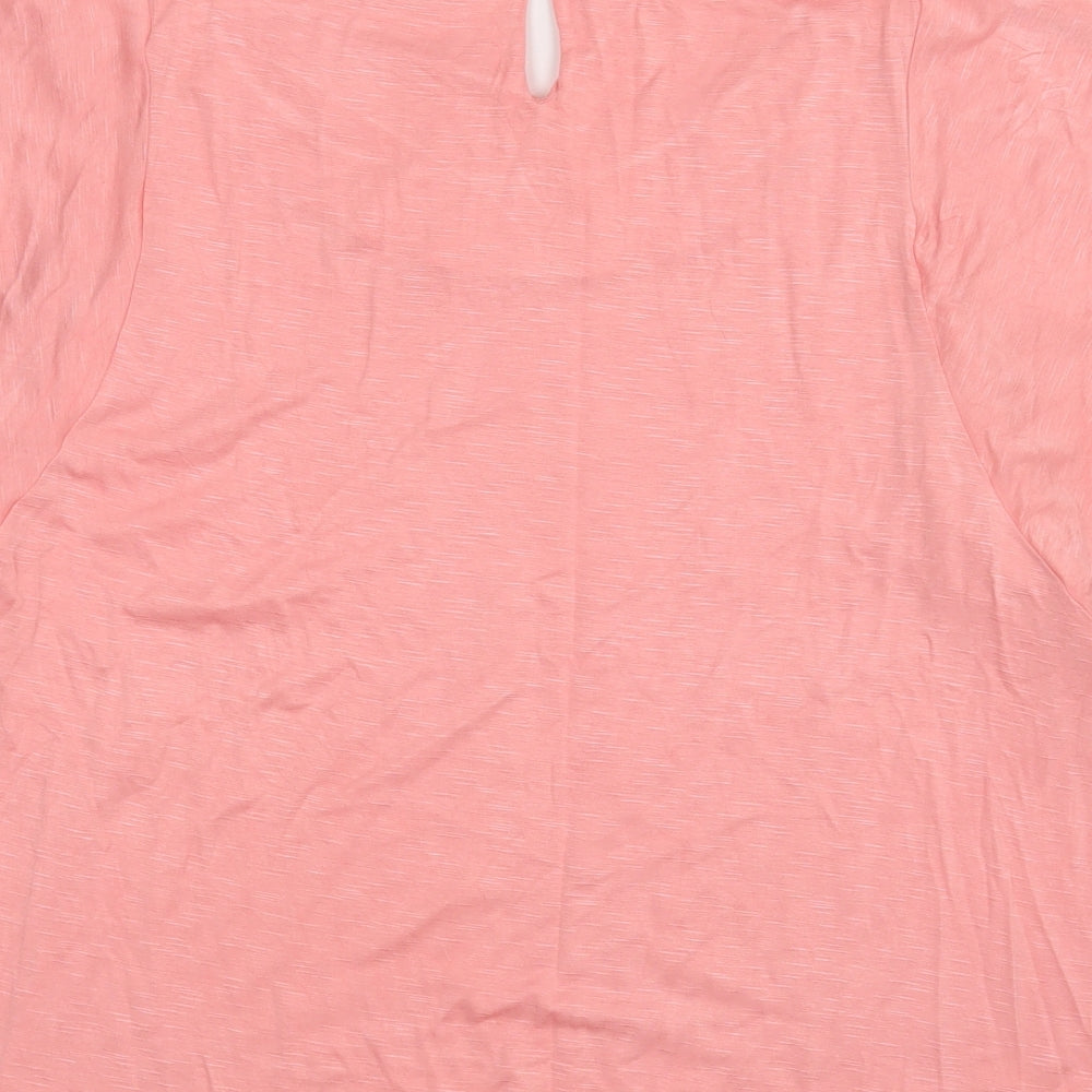 M&S Womens Pink   Basic Blouse Size 14