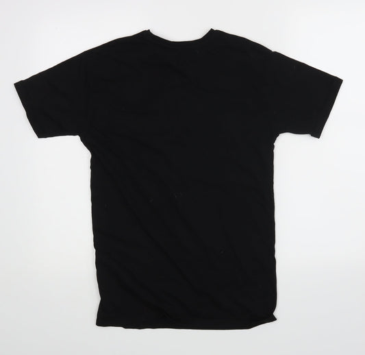 George Girls Black   Basic T-Shirt Size 10-11 Years  - New York