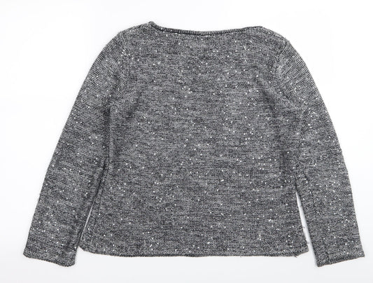MINUTE Womens Silver   Pullover Jumper Size M