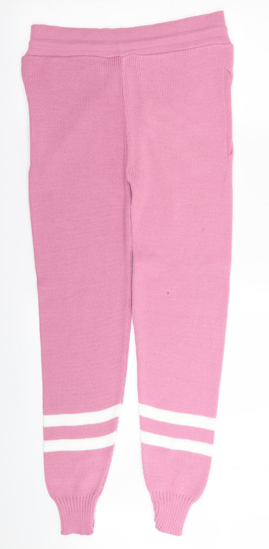 Preworn Womens Pink   Jogger Trousers Size 30 in L30 in