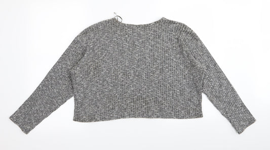 Topshop Womens Grey   Basic T-Shirt Size 10