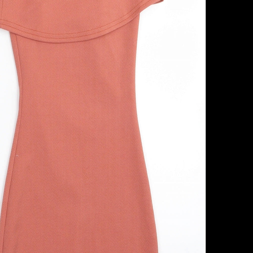 Boohoo Womens Brown   Bodycon  Size 4