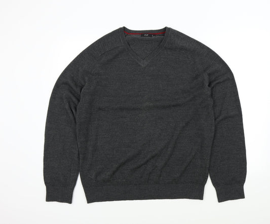 F&F Mens Grey   Pullover Jumper Size L