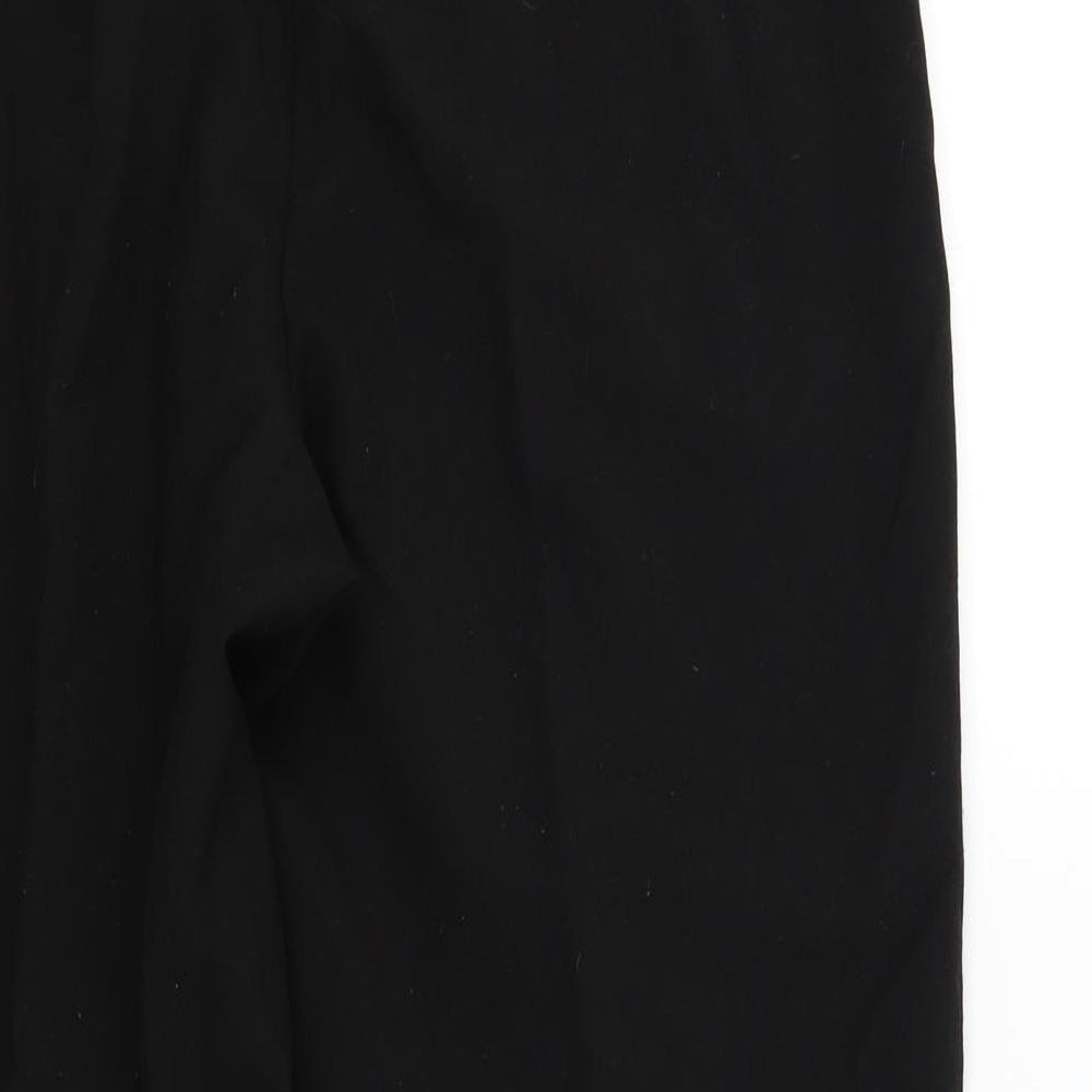 Mia Moda Womens Black   Sweatpants Trousers Size 12 L26 in