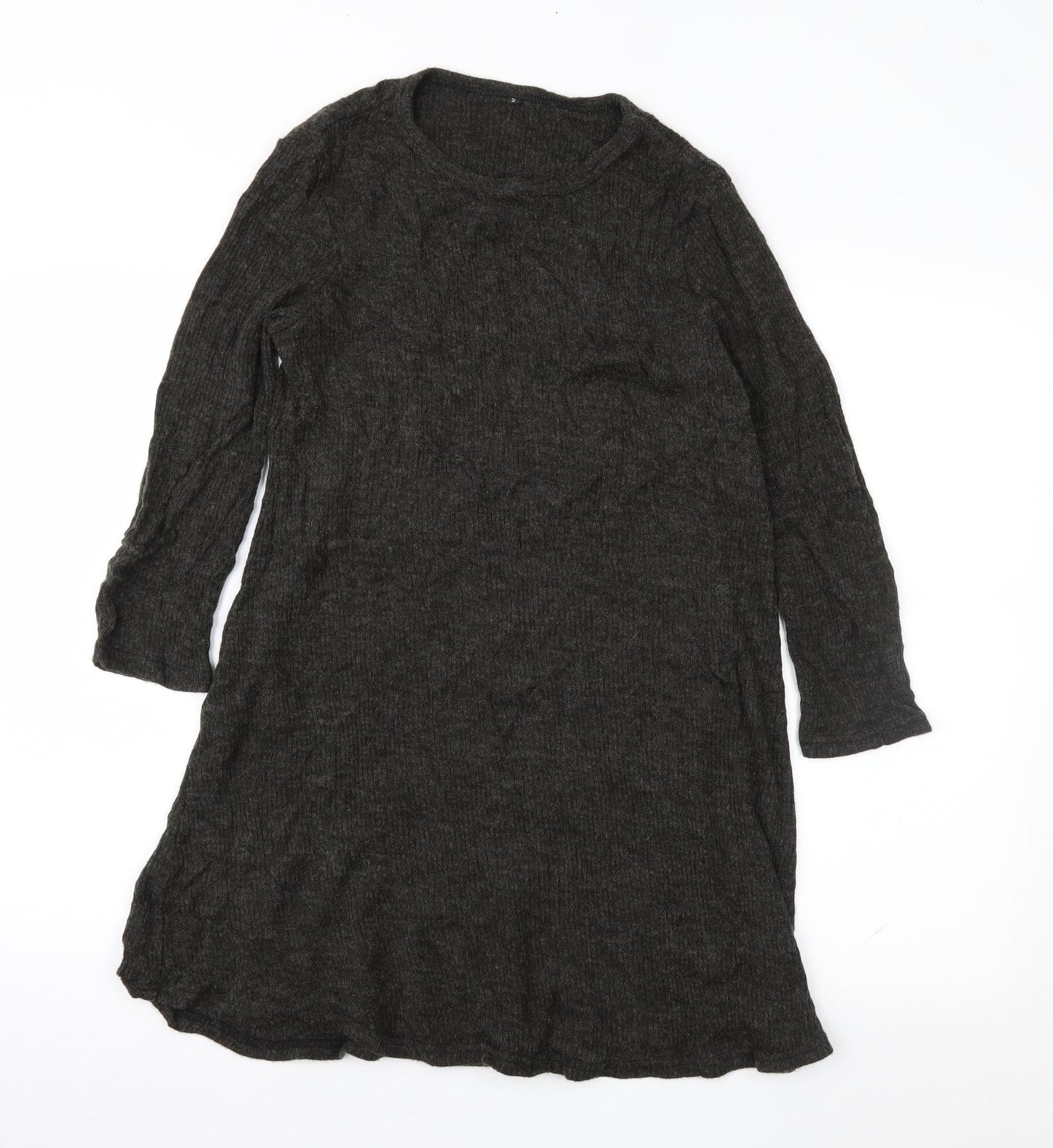 Preworn Womens Grey   Jumper Dress  Size S