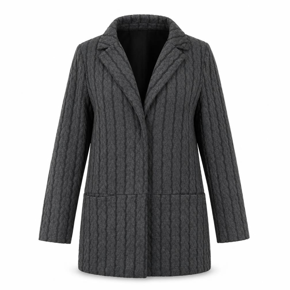 Next Womens Grey Geometric  Jacket  Size 10