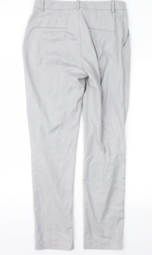 H&M Womens Grey   Trousers  Size 8 L29 in