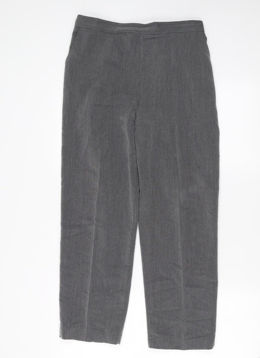 Preworn Womens Grey   Trousers  Size 14 L24 in