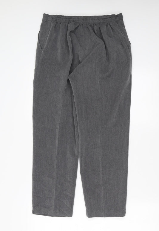 Preworn Womens Grey   Trousers  Size 14 L24 in