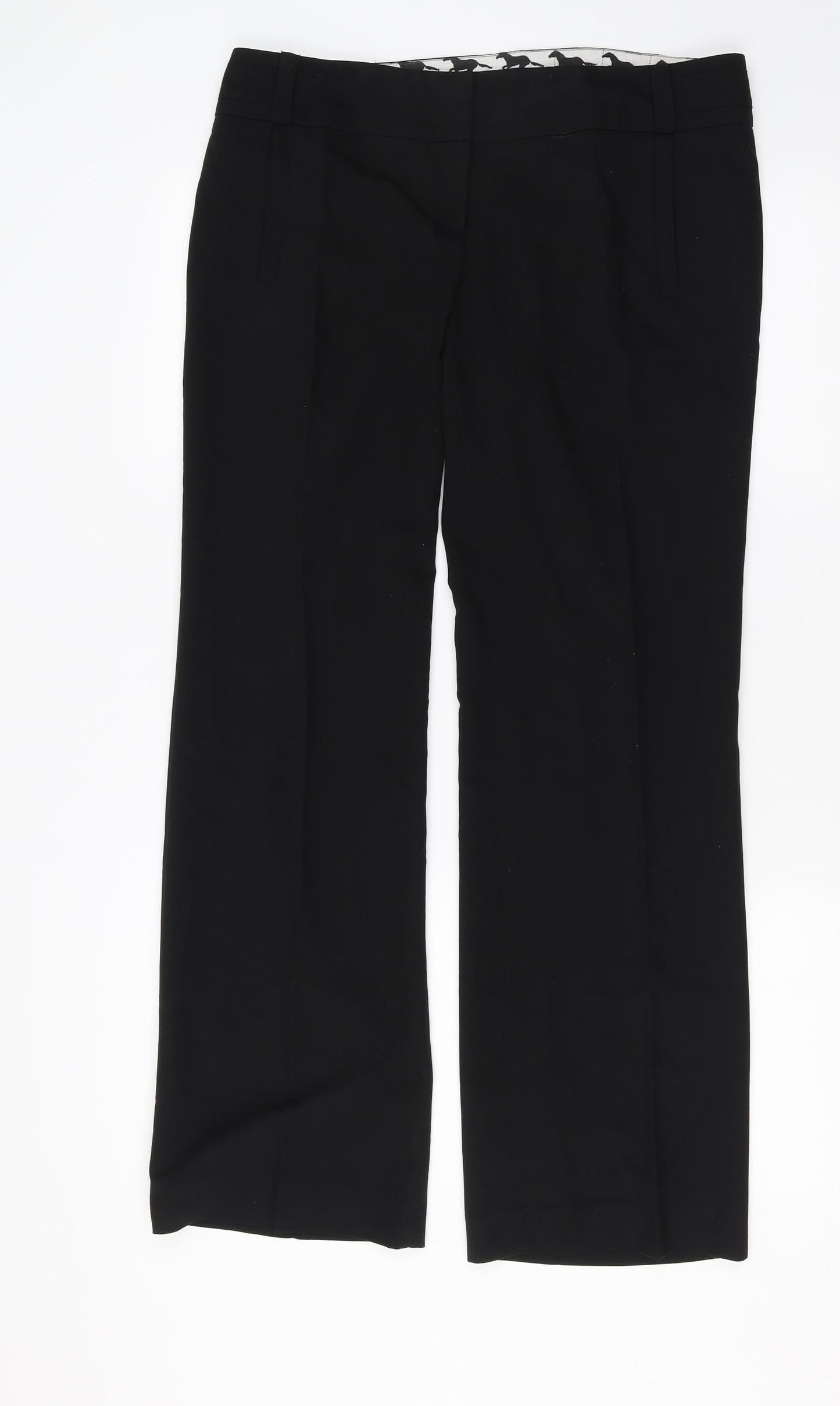River Island Womens Black   Trousers  Size 12 L31 in