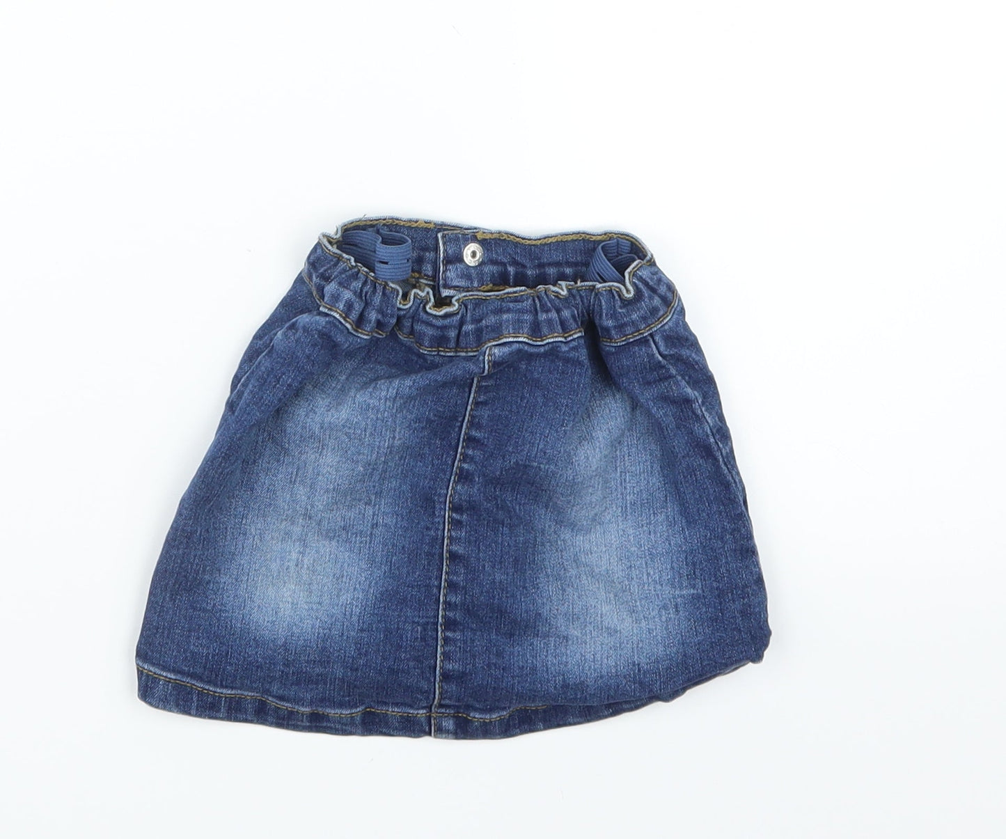 Denim 365 Girls Blue  Denim A-Line Skirt Size 18-24 Months