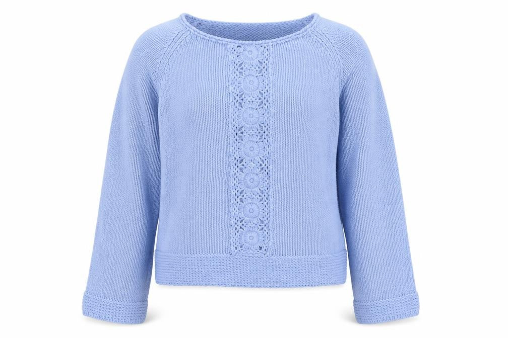 Style Womens Blue   Pullover Jumper Size M