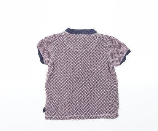 Baker Boys Purple Argyle/Diamond  Basic T-Shirt Size 18-24 Months
