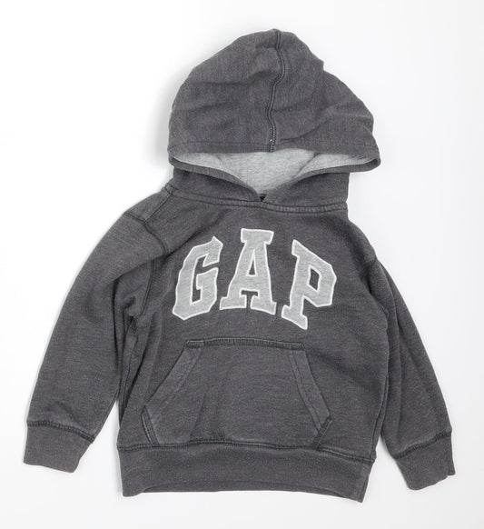Gap Boys Grey   Pullover Hoodie Size 2 Years