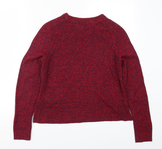 H&M Womens Red   Pullover Jumper Size XS