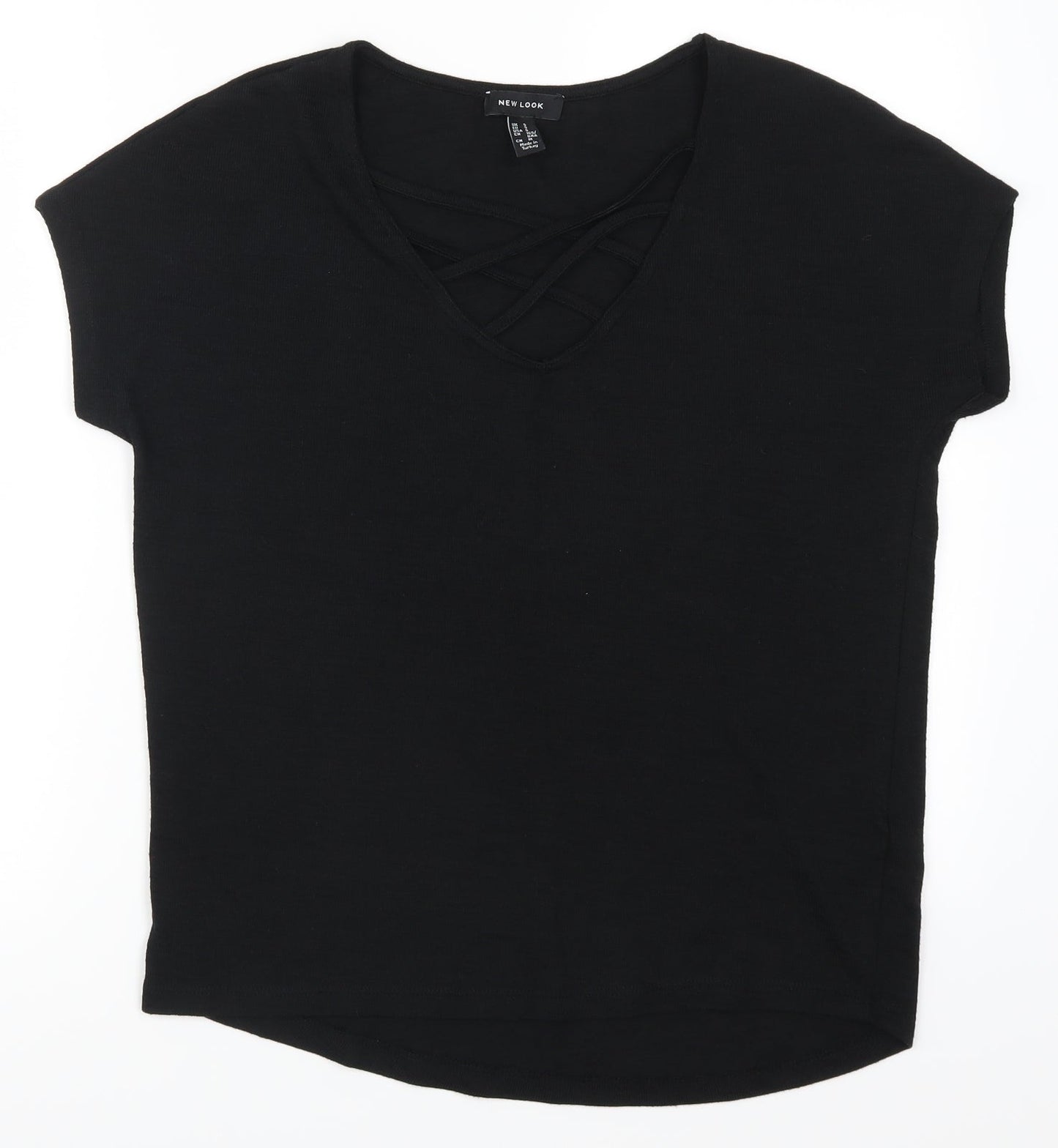 New Look Womens Black   Basic T-Shirt Size S