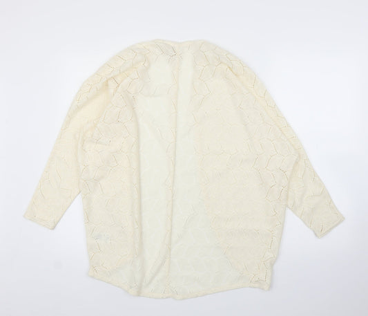 H&M Womens Ivory   Cardigan Jumper Size S