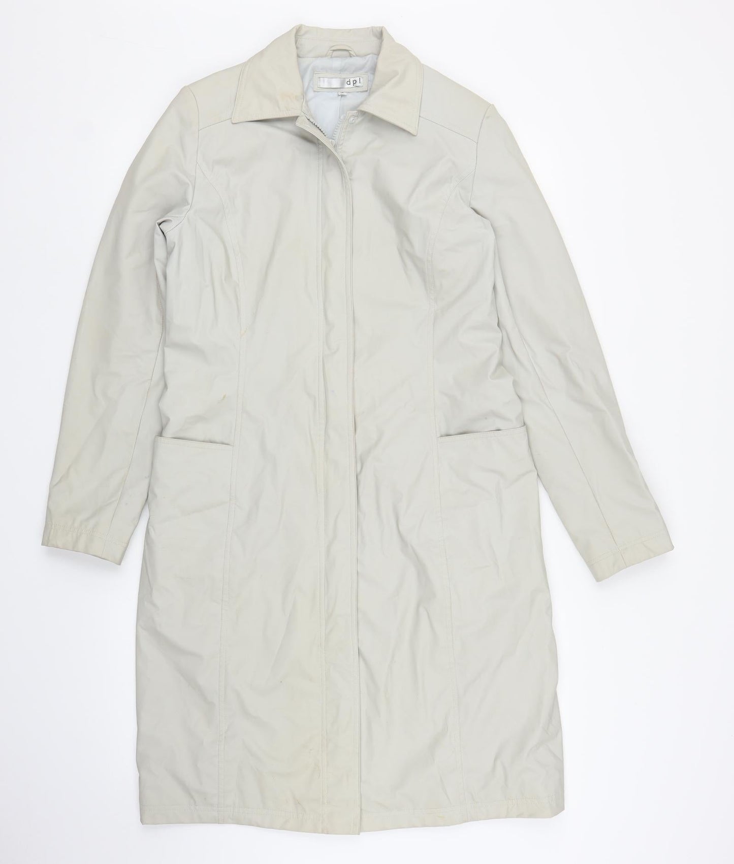 DPI Womens Grey   Overcoat Coat Size 12