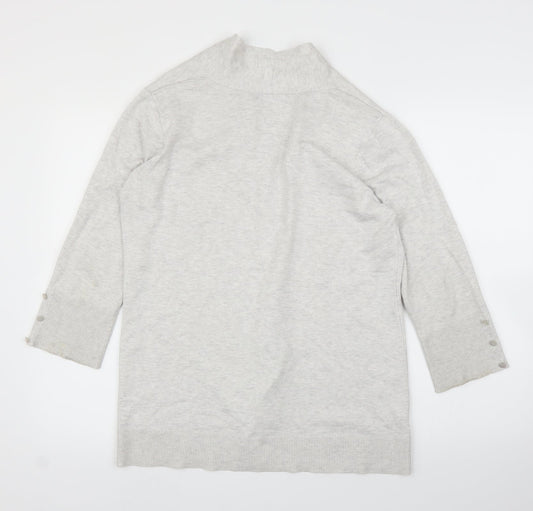 Evolution Womens Grey   Cardigan Jumper Size L
