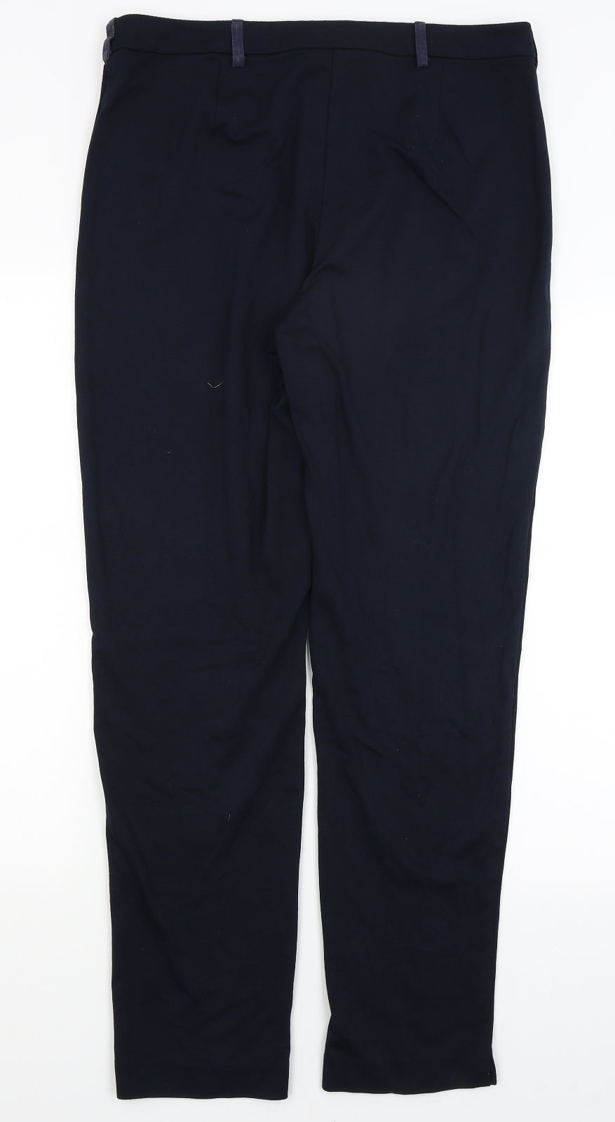M&S Womens Blue   Dress Pants Trousers Size 14 L30 in