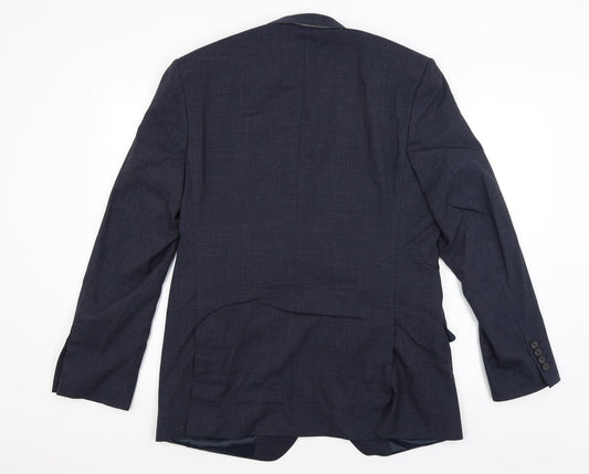 M&S Mens Blue   Jacket Blazer Size M