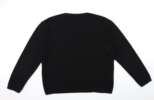 Boohoo Mens Red  Knit Pullover Jumper Size L