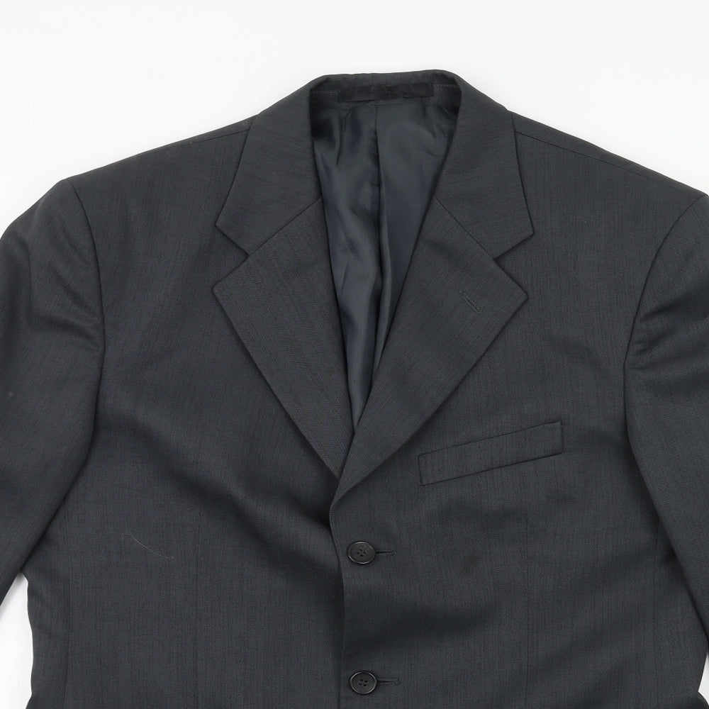 ZANTOS Mens Green   Jacket Suit Jacket Size 38