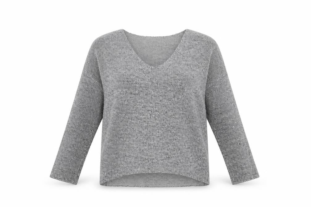 Preworn Womens Grey  Knit Pullover Jumper Size M