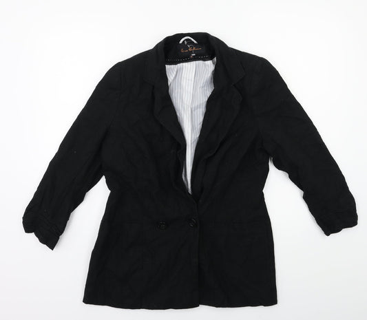 EVIE Womens Black   Jacket Blazer Size 10