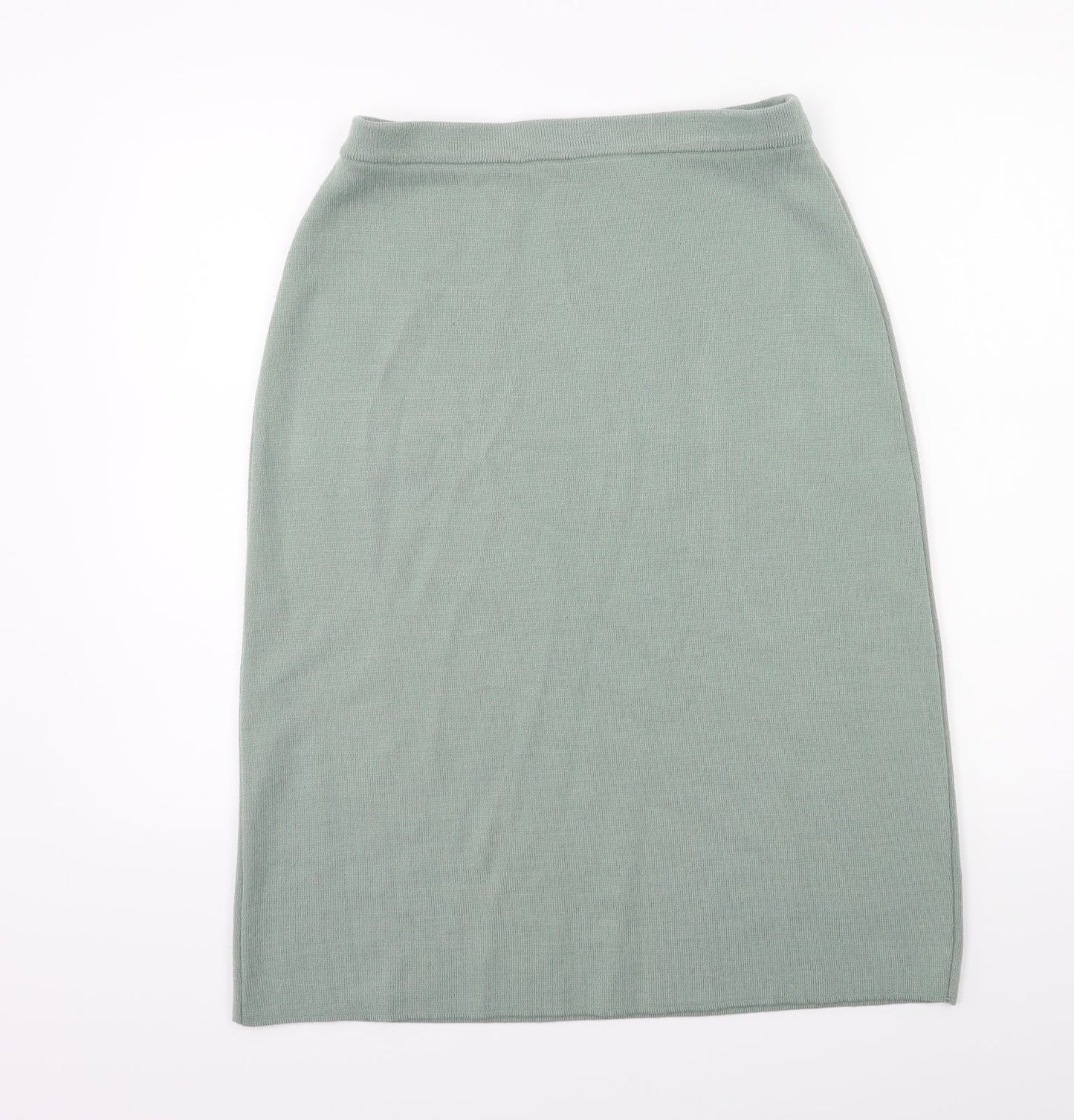 Classic Womens Grey  Knit A-Line Skirt Size 12