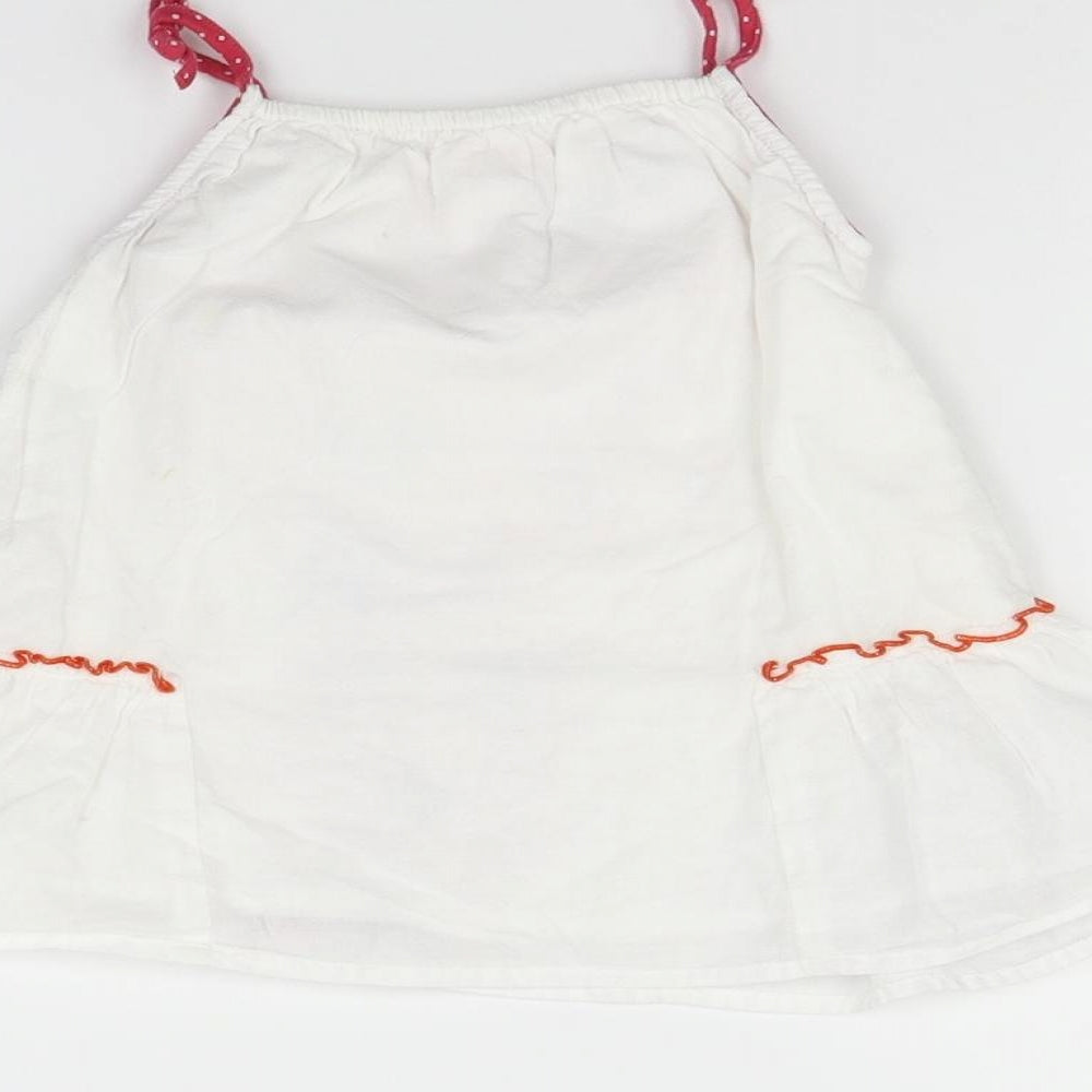 Nutmeg Boys White Houndstooth  Fit & Flare  Size 6-9 Months
