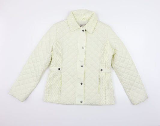 BASSINI Womens Yellow   Jacket  Size S