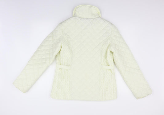 BASSINI Womens Yellow   Jacket  Size S