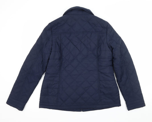 BHS Womens Blue   Puffer Jacket Jacket Size 12