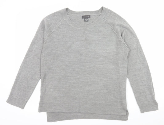 PPriamkr Womens Grey  Knit Pullover Jumper Size 12
