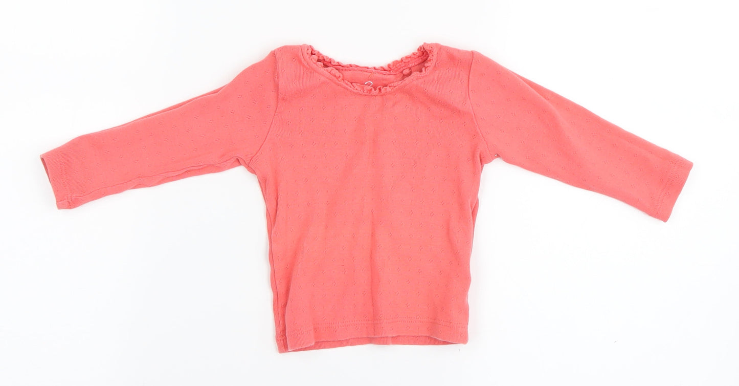 NEXT Baby Pink   Basic T-Shirt Size 6-9 Months