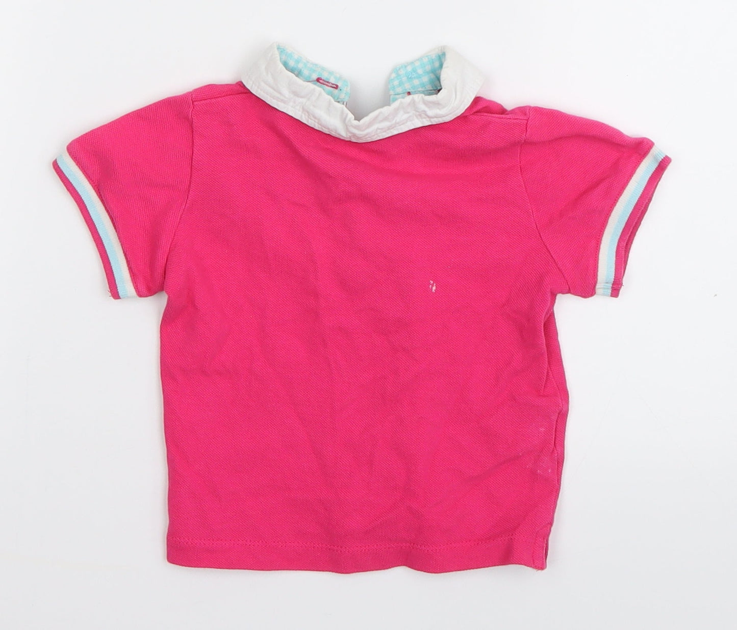 Tutto Piccolo Girls Pink   Basic Polo Size 18-24 Months