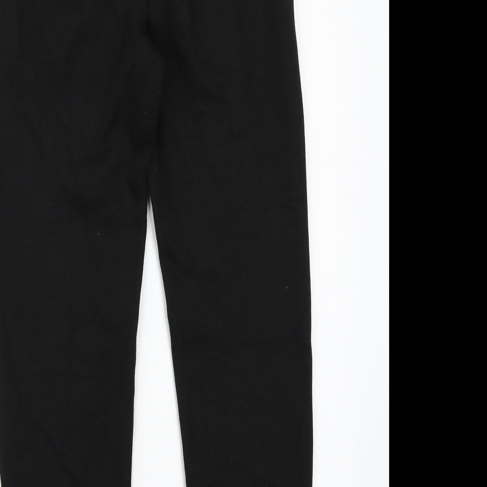 Boohoo Womens Black   Sweatpants Trousers Size 6 L26 in