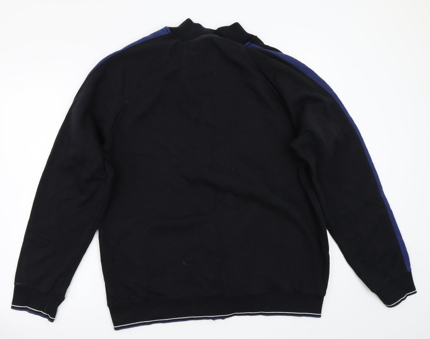 Usath Mens Black   Jacket Coat Size XL
