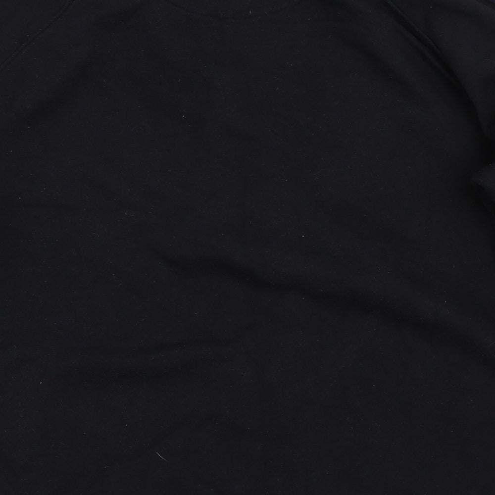 Usath Mens Black   Jacket Coat Size XL
