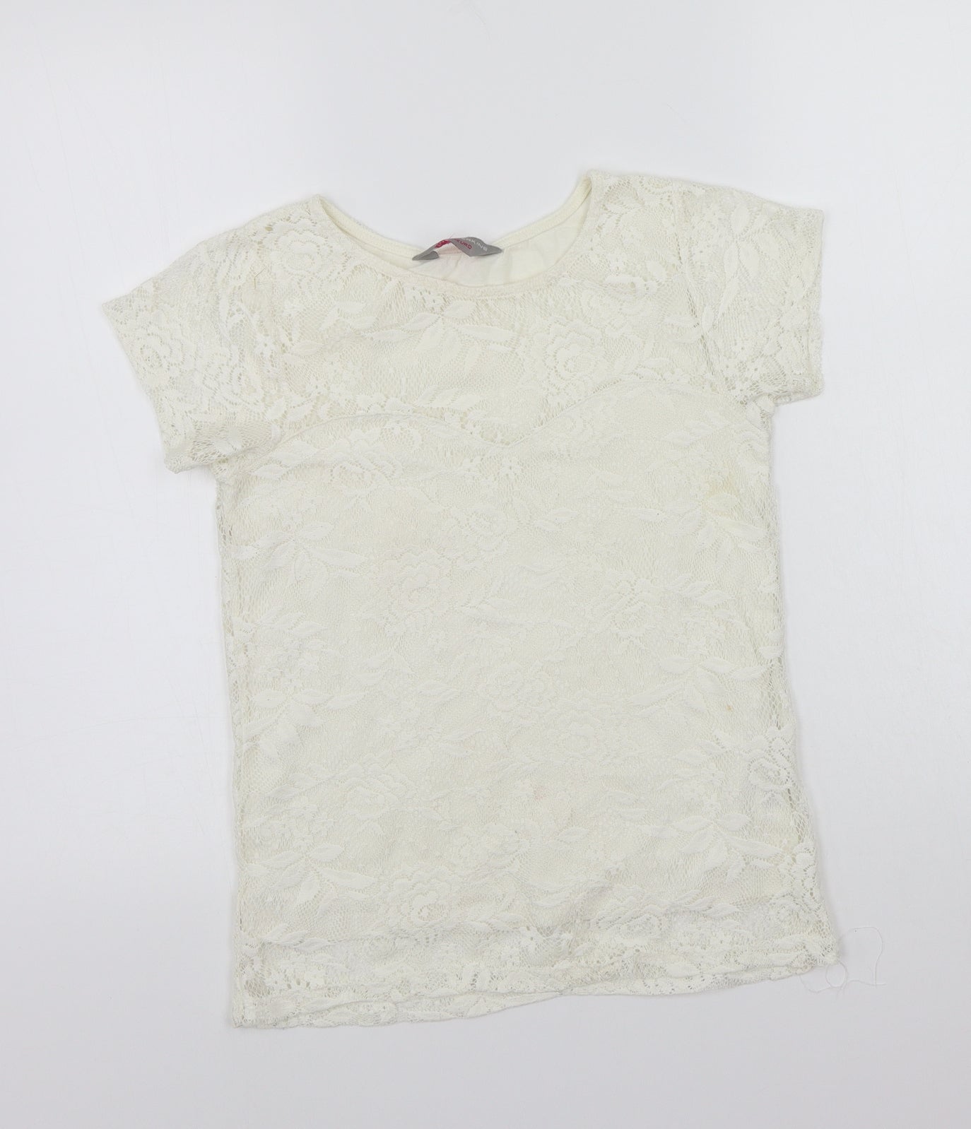 Dorothy Perkins Womens White   Basic T-Shirt Size 6