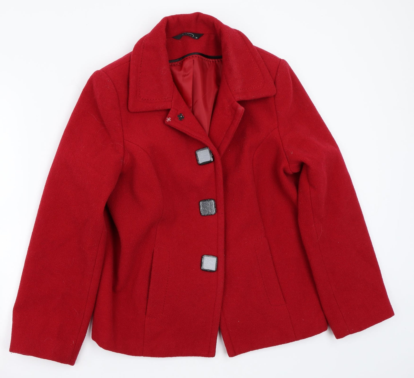 BM Womens Red   Jacket Coat Size 14