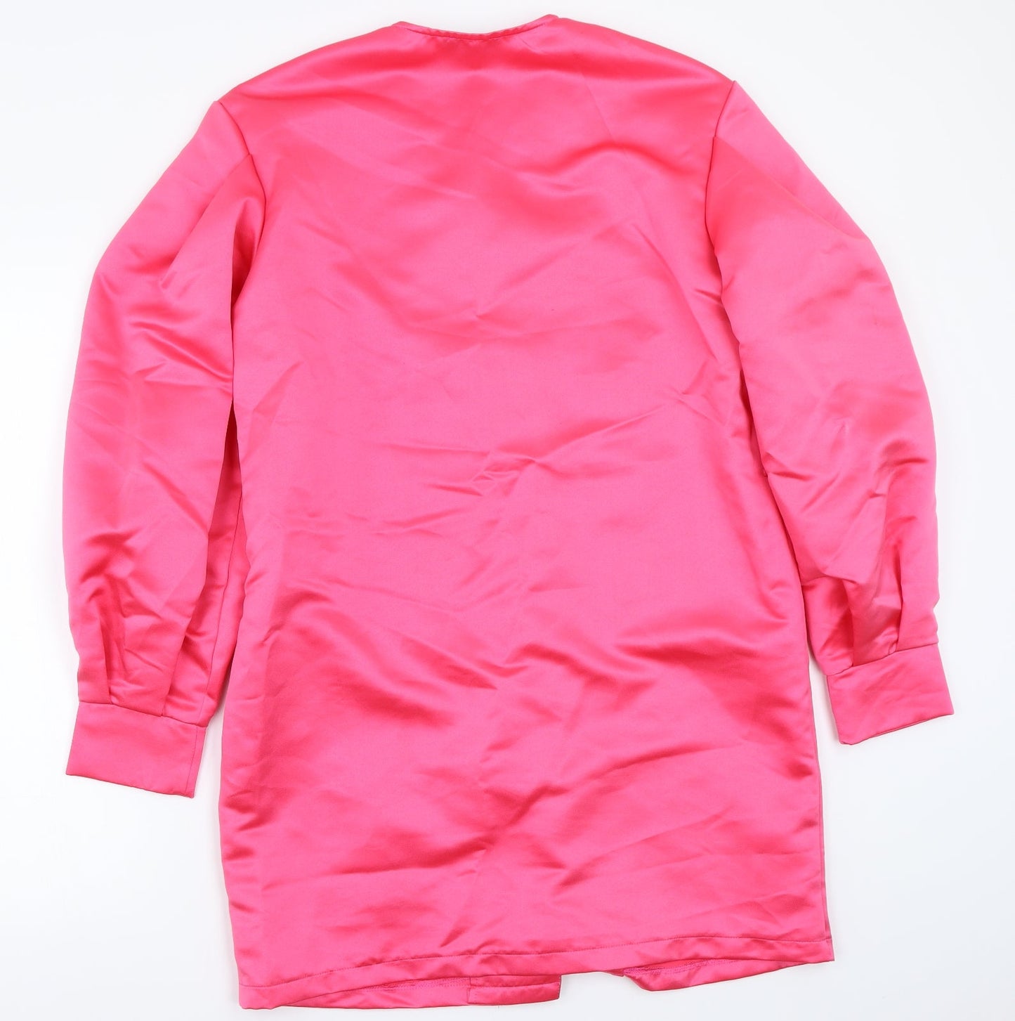 PRETTYLITTLETHING Womens Pink   Jacket Coat Size 10