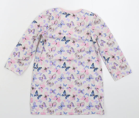 George Girls White   T-Shirt Dress  Size 2-3 Years