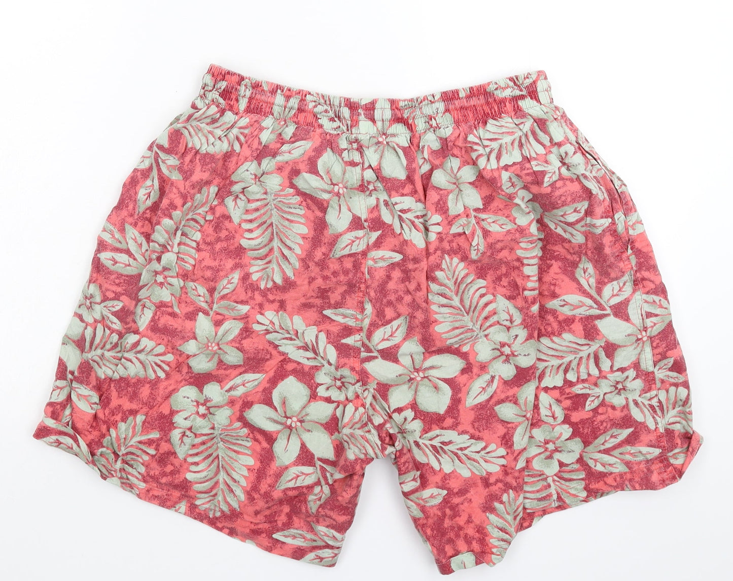 Pegasus Womens Multicoloured Floral  Bermuda Shorts Size L