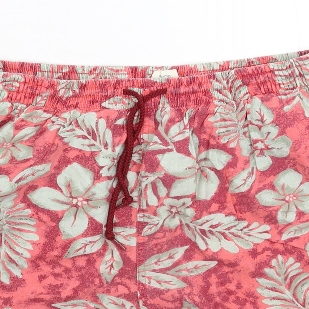 Pegasus Womens Multicoloured Floral  Bermuda Shorts Size L